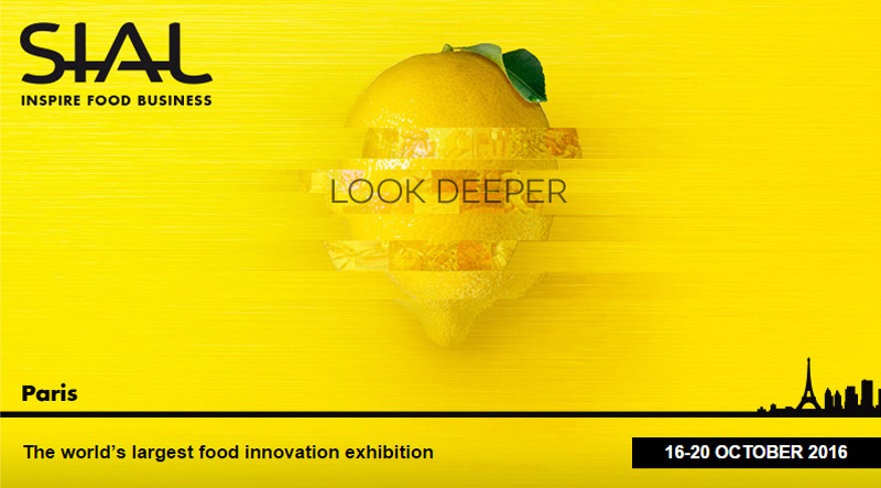 SIAL Paris – from 16 to 20 October 2016 in Paris-Nord Villepinte Exhibition Centre