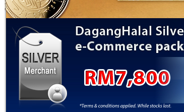 DagangHalal Silver Merchant e-Commerce package RM7,800